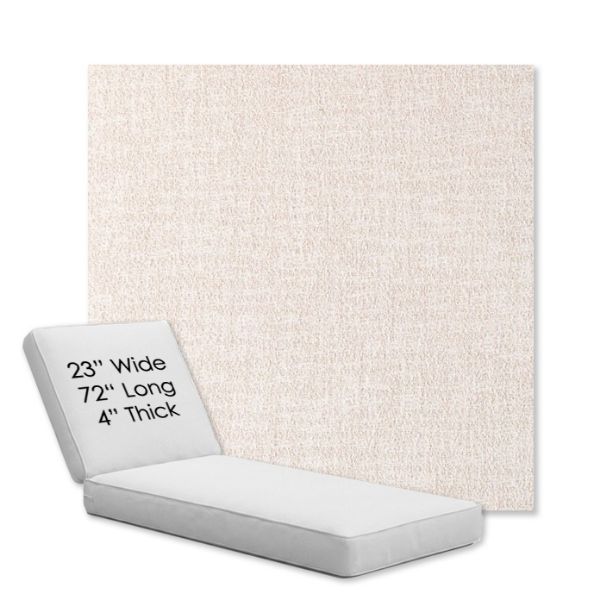 Picture of Abstraction Parchment | Chaise Lounge Replacement Cushion Boxed Style - SIZE A