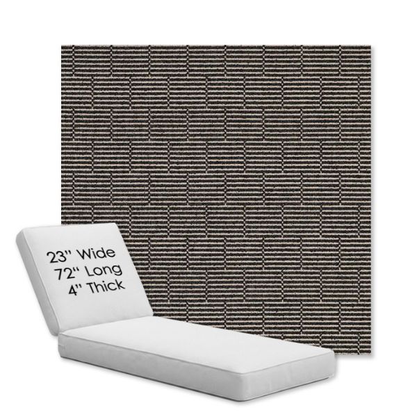 Picture of Boardwalk Empire | Chaise Lounge Replacement Cushion Boxed Style - SIZE A