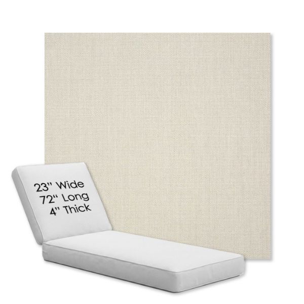 Picture of Canvas Cloud | Chaise Lounge Replacement Cushion Boxed Style - SIZE A