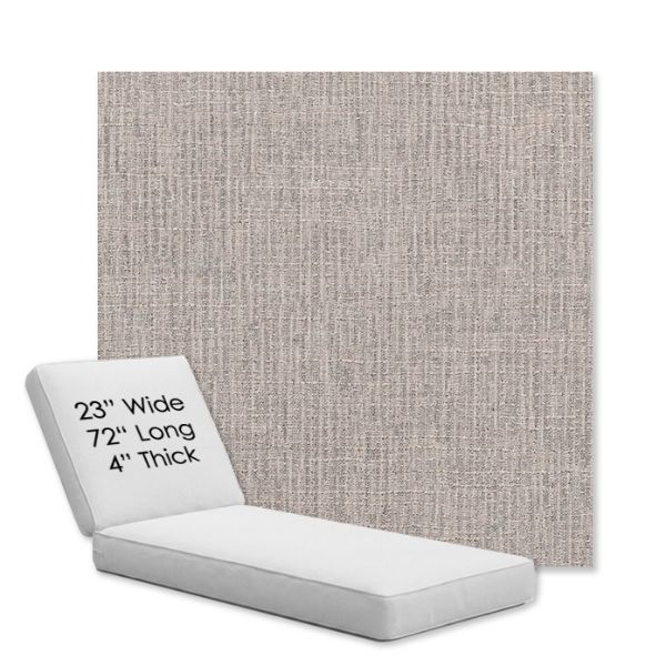 Picture of Cassava Stone | Chaise Lounge Replacement Cushion Boxed Style - SIZE A