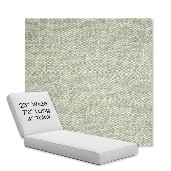 Picture of Chartres Mist | Chaise Lounge Replacement Cushion Boxed Style - SIZE A