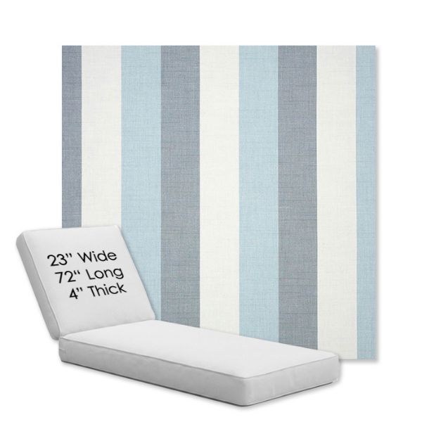 Picture of Direction Dew | Chaise Lounge Replacement Cushion Boxed Style - SIZE A
