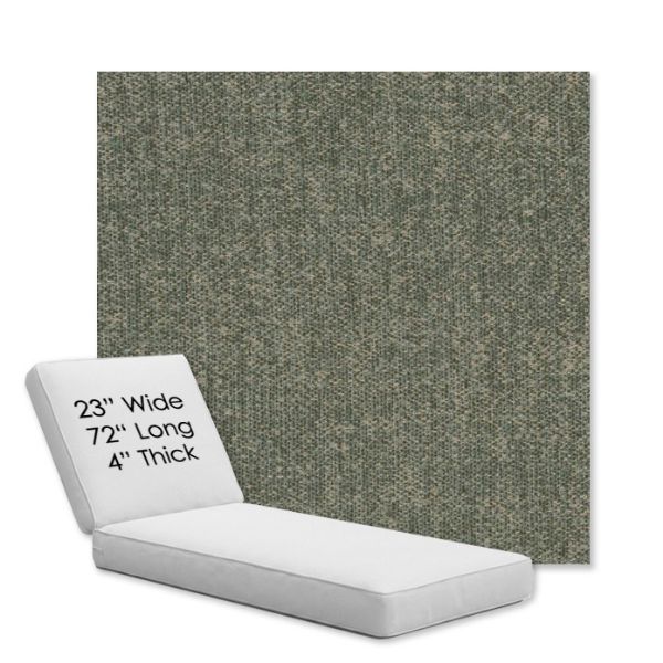 Picture of Dither Fern | Chaise Lounge Replacement Cushion Boxed Style - SIZE A