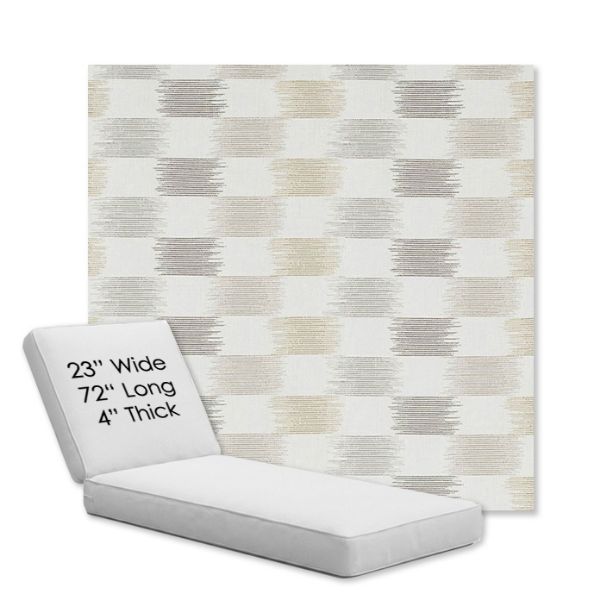 Picture of Dream Dune | Chaise Lounge Replacement Cushion Boxed Style - SIZE A