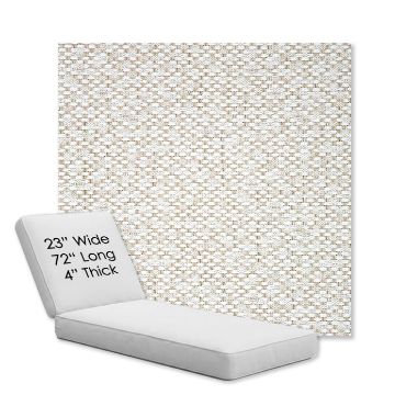 Picture of Dumont Stucco | Chaise Lounge Replacement Cushion Boxed Style - SIZE A