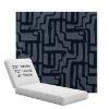 Picture of Escher Indigo | Chaise Lounge Replacement Cushion Boxed Style - SIZE A