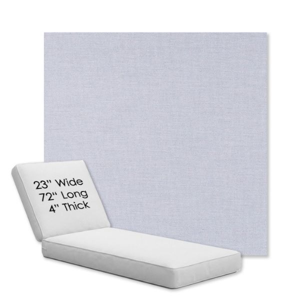 Picture of Exhale Sky | Chaise Lounge Replacement Cushion Boxed Style - SIZE A