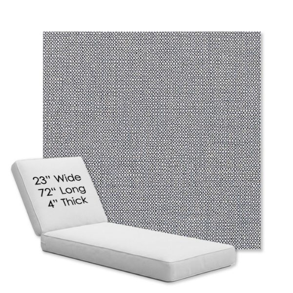 Picture of Linville Denim | Chaise Lounge Replacement Cushion Boxed Style - SIZE A