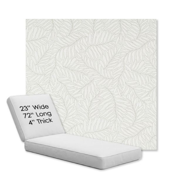 Picture of Lively Sage | Chaise Lounge Replacement Cushion Boxed Style - SIZE A