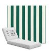Picture of Mason Forest Green | Chaise Lounge Replacement Cushion Boxed Style - SIZE A