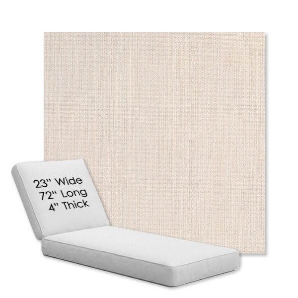 Picture of Nova Glimmer | Chaise Lounge Replacement Cushion Boxed Style - SIZE A