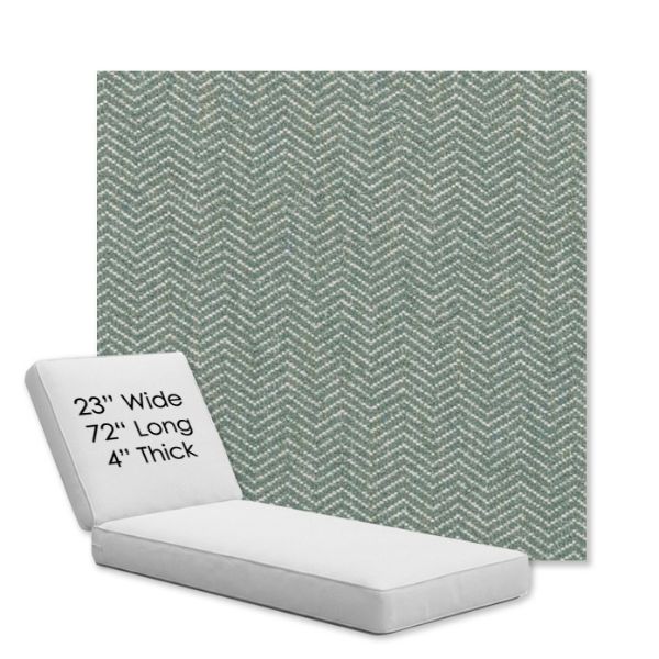 Picture of Odette Spa | Chaise Lounge Replacement Cushion Boxed Style - SIZE A