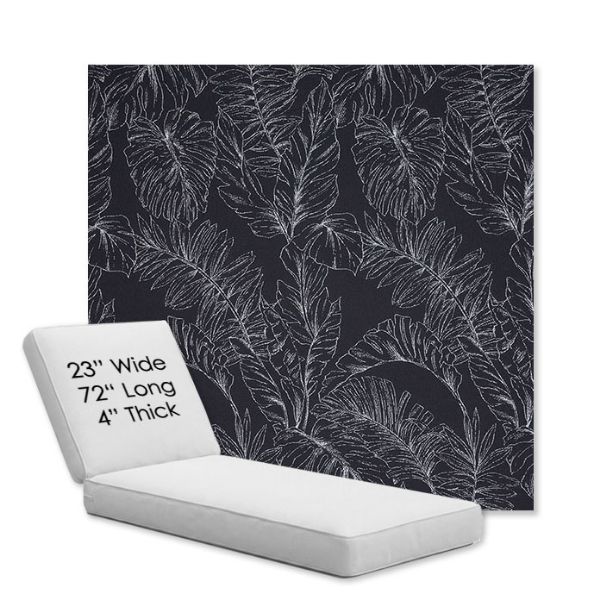 Picture of Palma Bahama | Chaise Lounge Replacement Cushion Boxed Style - SIZE A