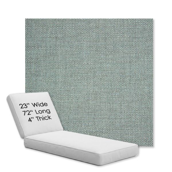 Picture of Piazza Mist | Chaise Lounge Replacement Cushion Boxed Style - SIZE A