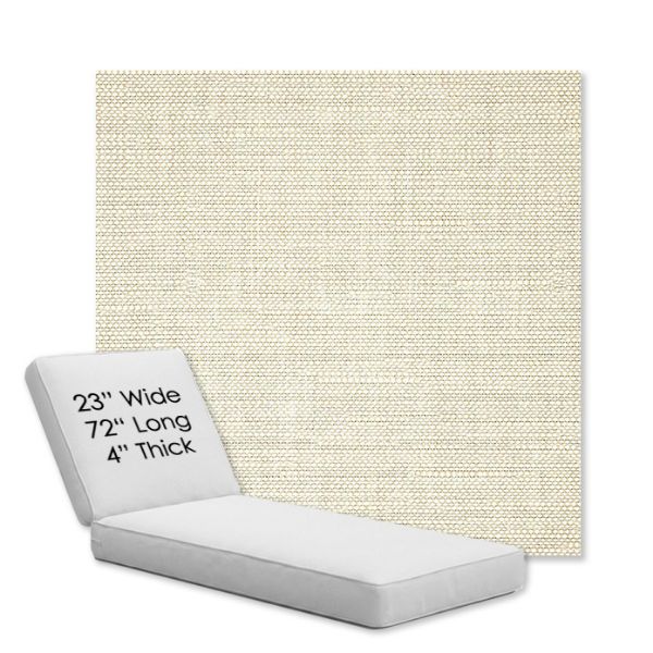 Picture of Piazza Vapor | Chaise Lounge Replacement Cushion Boxed Style - SIZE A
