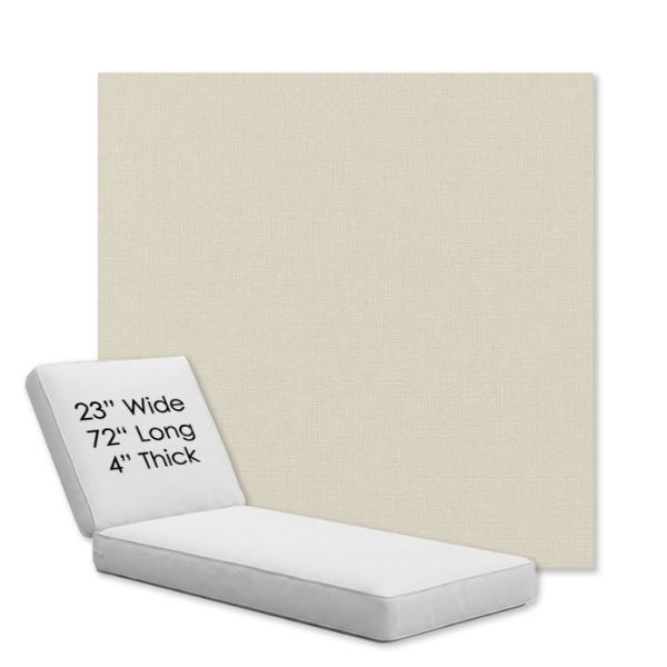 Picture of Play Snow | Chaise Lounge Replacement Cushion Boxed Style - SIZE A