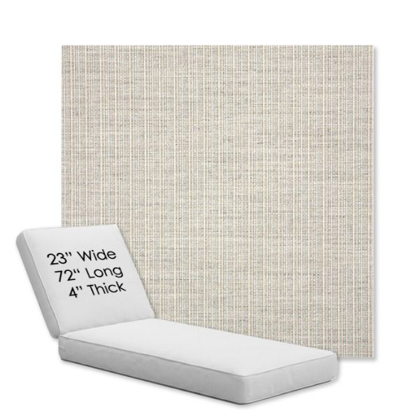 Picture of Proven Dove | Chaise Lounge Replacement Cushion Boxed Style - SIZE A