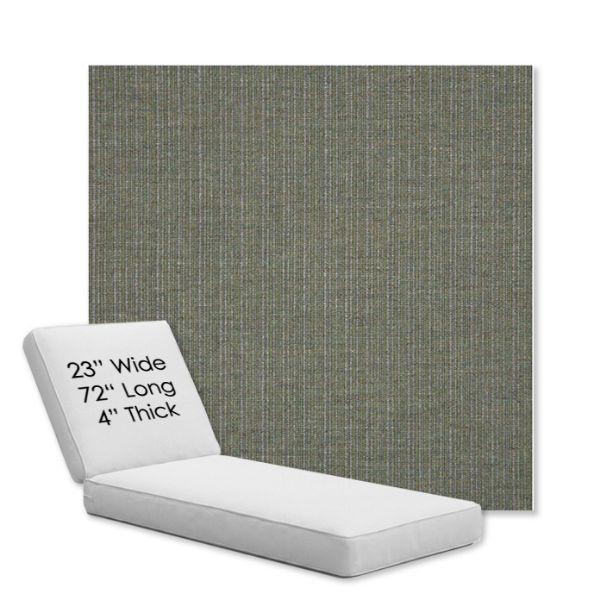 Picture of Proven Olive | Chaise Lounge Replacement Cushion Boxed Style - SIZE A
