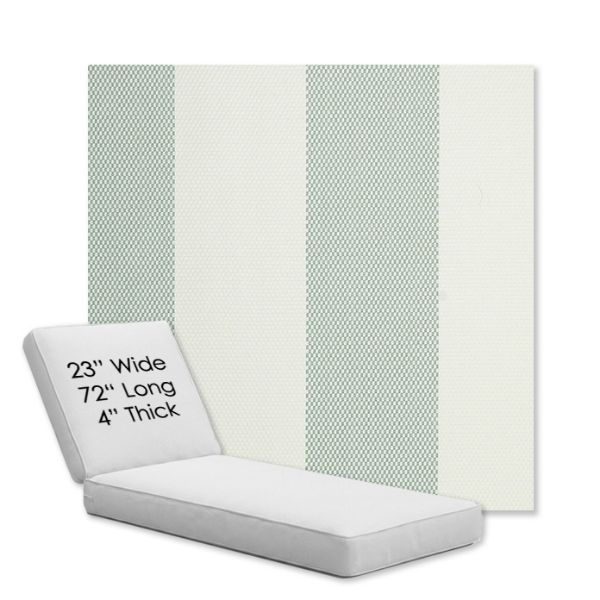 Picture of Rothko Seahorse | Chaise Lounge Replacement Cushion Boxed Style - SIZE A