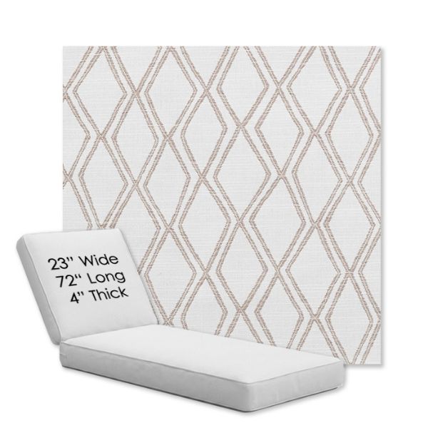 Picture of Voyage Dune | Chaise Lounge Replacement Cushion Boxed Style - SIZE A
