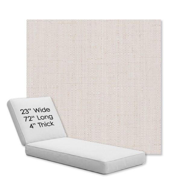 Picture of Willa Cloud | Chaise Lounge Replacement Cushion Boxed Style - SIZE A
