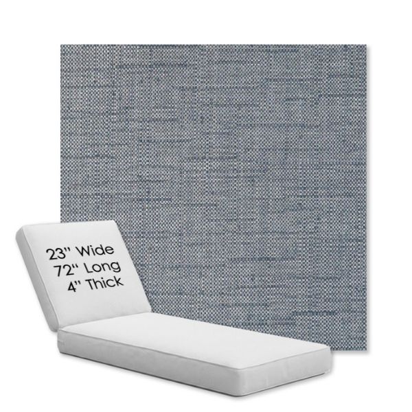 Picture of Willa Tidal | Chaise Lounge Replacement Cushion Boxed Style - SIZE A
