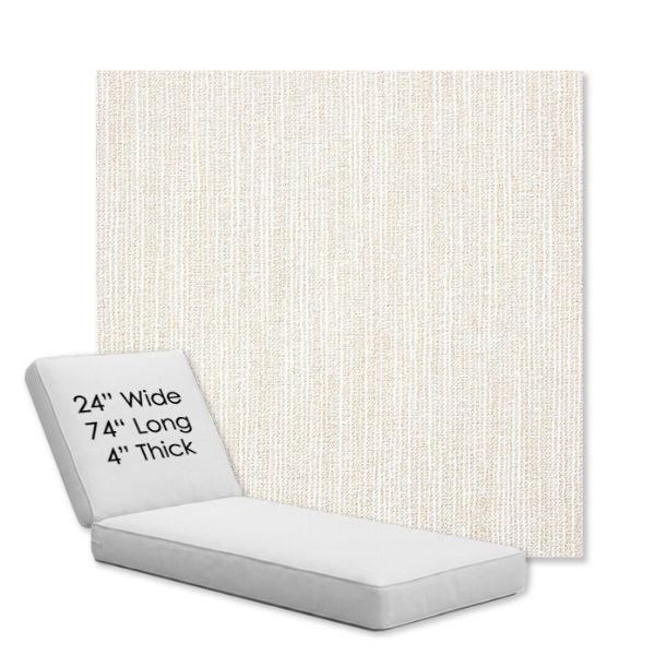 Picture of Adena Canvas | Chaise Lounge Replacement Cushion Boxed Style - SIZE B