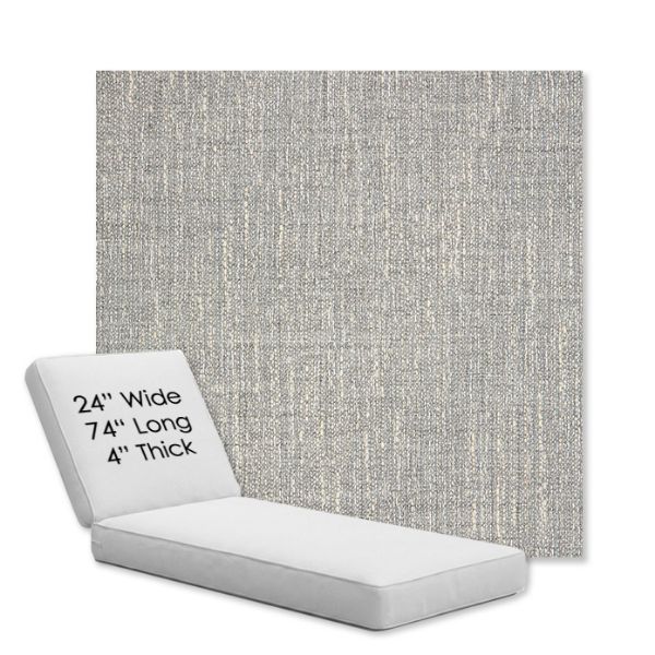 Picture of Adena Pebble | Chaise Lounge Replacement Cushion Boxed Style - SIZE B