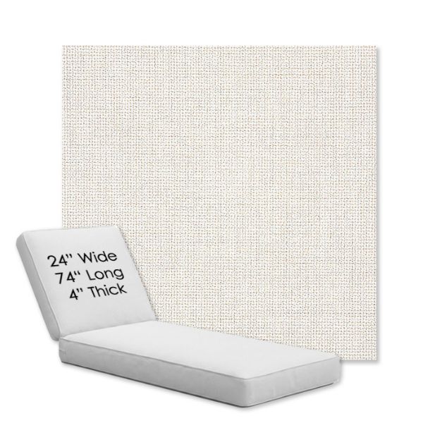 Picture of Bliss Linen | Chaise Lounge Replacement Cushion Boxed Style - SIZE B