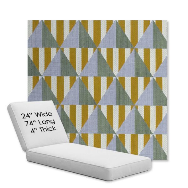 Picture of Buoy Key West | Chaise Lounge Replacement Cushion Boxed Style - SIZE B