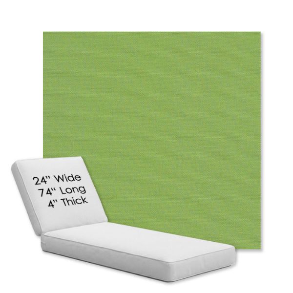 Picture of Canvas Ginkgo | Chaise Lounge Replacement Cushion Boxed Style - SIZE B