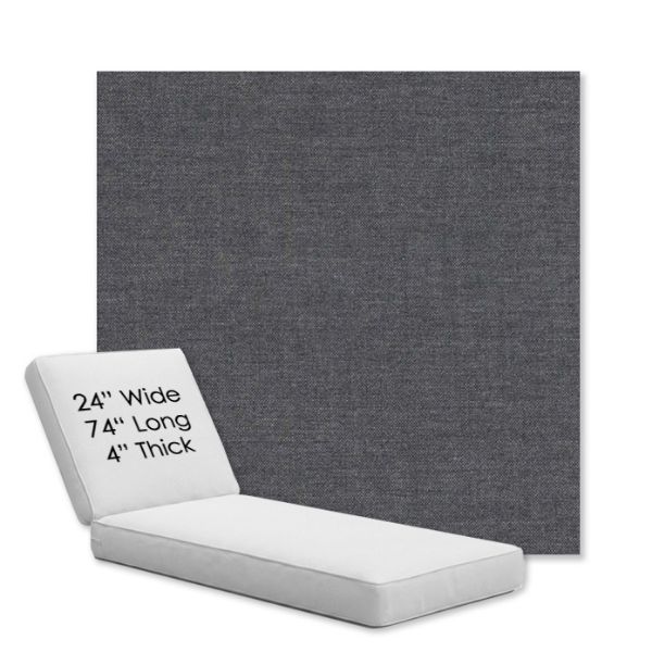 Picture of Cast Twilight | Chaise Lounge Replacement Cushion Boxed Style - SIZE B