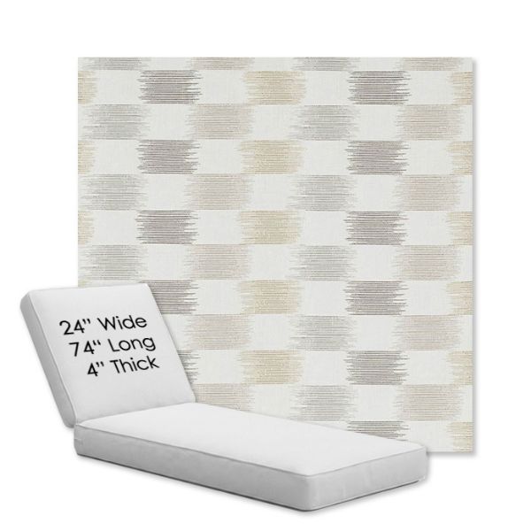 Picture of Dream Dune | Chaise Lounge Replacement Cushion Boxed Style - SIZE B