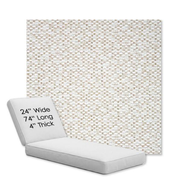 Picture of Dumont Stucco | Chaise Lounge Replacement Cushion Boxed Style - SIZE B