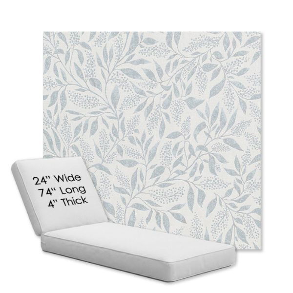 Picture of Exquisite Mist | Chaise Lounge Replacement Cushion Boxed Style - SIZE B