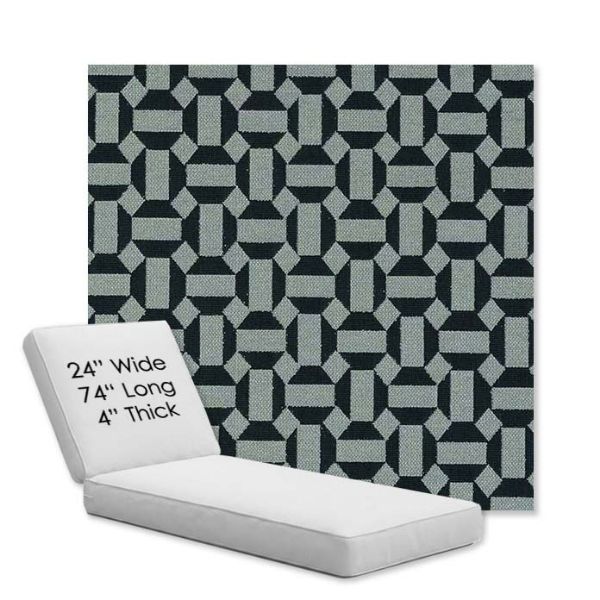 Picture of Hoopla Plume | Chaise Lounge Replacement Cushion Boxed Style - SIZE B