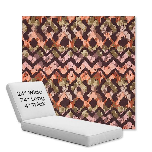 Picture of Inga Gypsy | Chaise Lounge Replacement Cushion Boxed Style - SIZE B