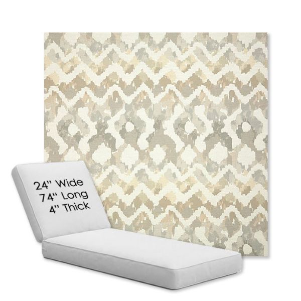 Picture of Inga Marble | Chaise Lounge Replacement Cushion Boxed Style - SIZE B