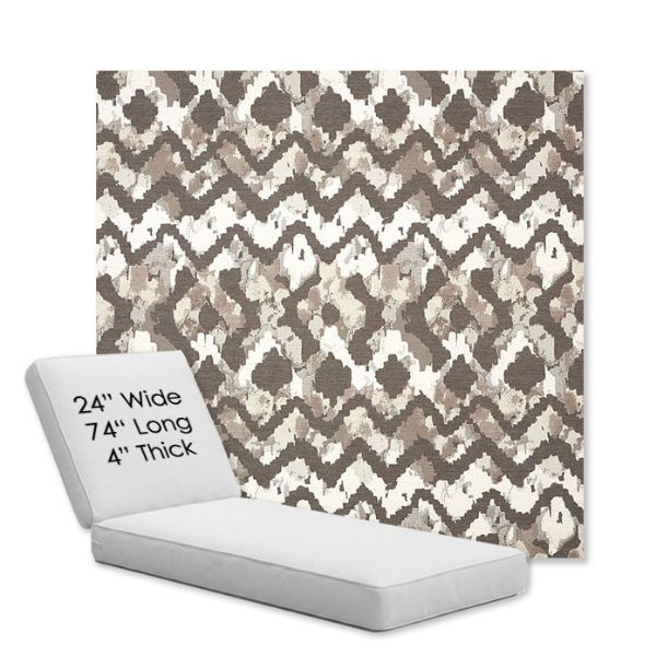 Picture of Inga Merino | Chaise Lounge Replacement Cushion Boxed Style - SIZE B