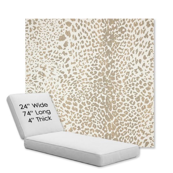 Picture of Instinct Dune | Chaise Lounge Replacement Cushion Boxed Style - SIZE B