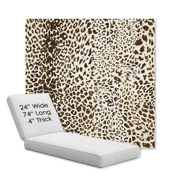 Picture of Instinct Espresso | Chaise Lounge Replacement Cushion Boxed Style - SIZE B
