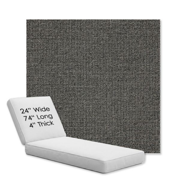 Picture of Kudos Carbon | Chaise Lounge Replacement Cushion Boxed Style - SIZE B