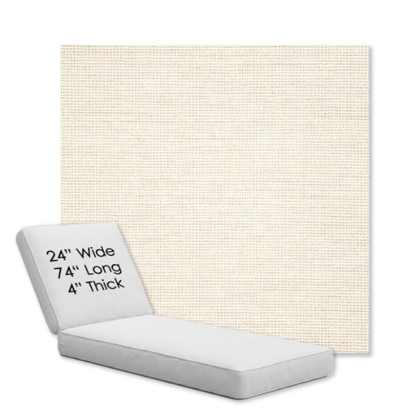 Picture of Kudos Vellum | Chaise Lounge Replacement Cushion Boxed Style - SIZE B
