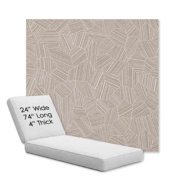 Picture of Leaf Structure Sand | Chaise Lounge Replacement Cushion Boxed Style - SIZE B