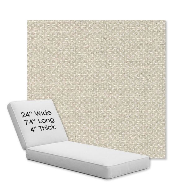 Picture of Litchfield Sage | Chaise Lounge Replacement Cushion Boxed Style - SIZE B