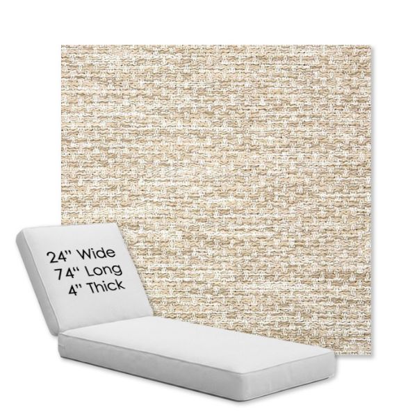 Picture of Litchfield Sand | Chaise Lounge Replacement Cushion Boxed Style - SIZE B