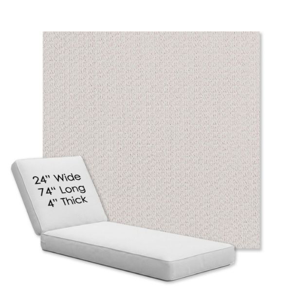 Picture of Metamorphic Snow | Chaise Lounge Replacement Cushion Boxed Style - SIZE B