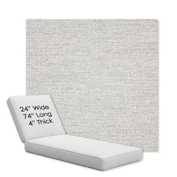 Picture of Nurture Pebble | Chaise Lounge Replacement Cushion Boxed Style - SIZE B