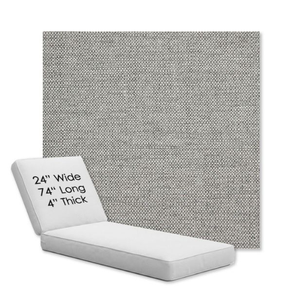 Picture of Piazza Stone | Chaise Lounge Replacement Cushion Boxed Style - SIZE B
