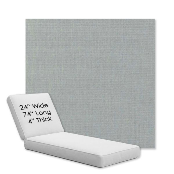 Picture of Play Sky | Chaise Lounge Replacement Cushion Boxed Style - SIZE B